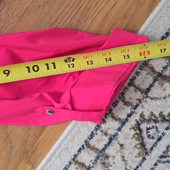 CROFT AND BARROW WOMEN'S PETITE FUSCIA PINK FRONT BUTTON SHIRT SIZE PETITE LARGE - Picture 14 of 16